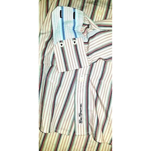 The Original Ben Sherman Mod Dress Shirt MCM The Best of British VTG MINT! 44" - Picture 2 of 16